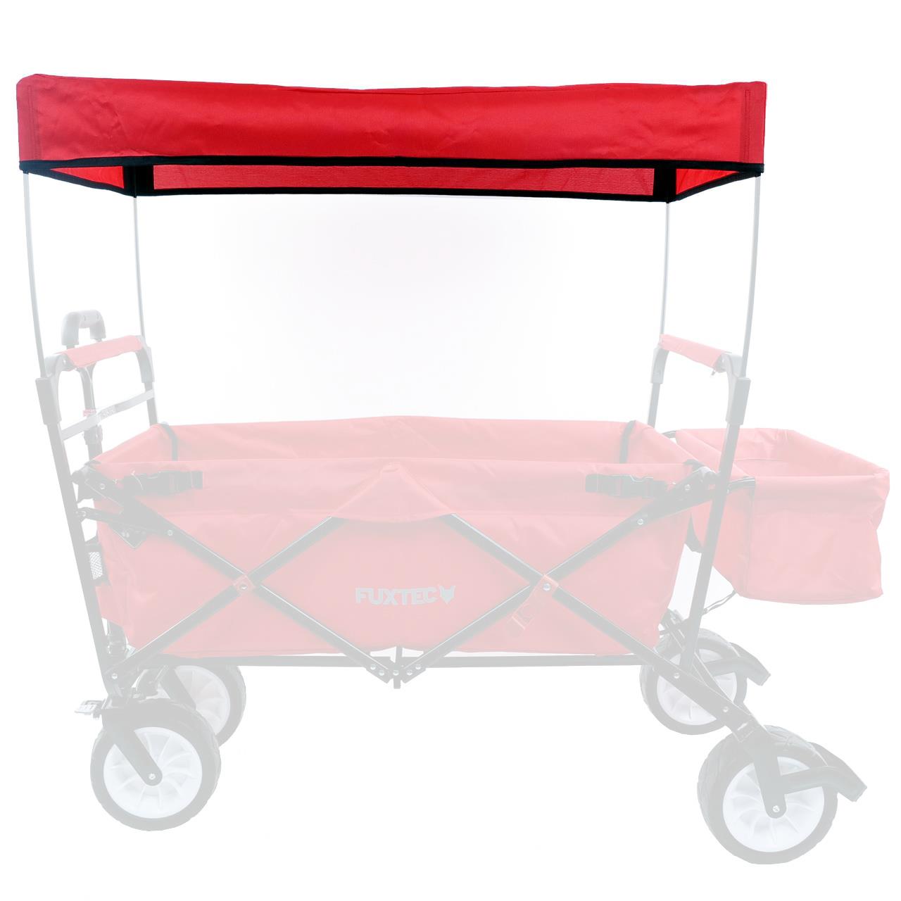 Tettuccio parasole FUXTEC carretto ROSSO