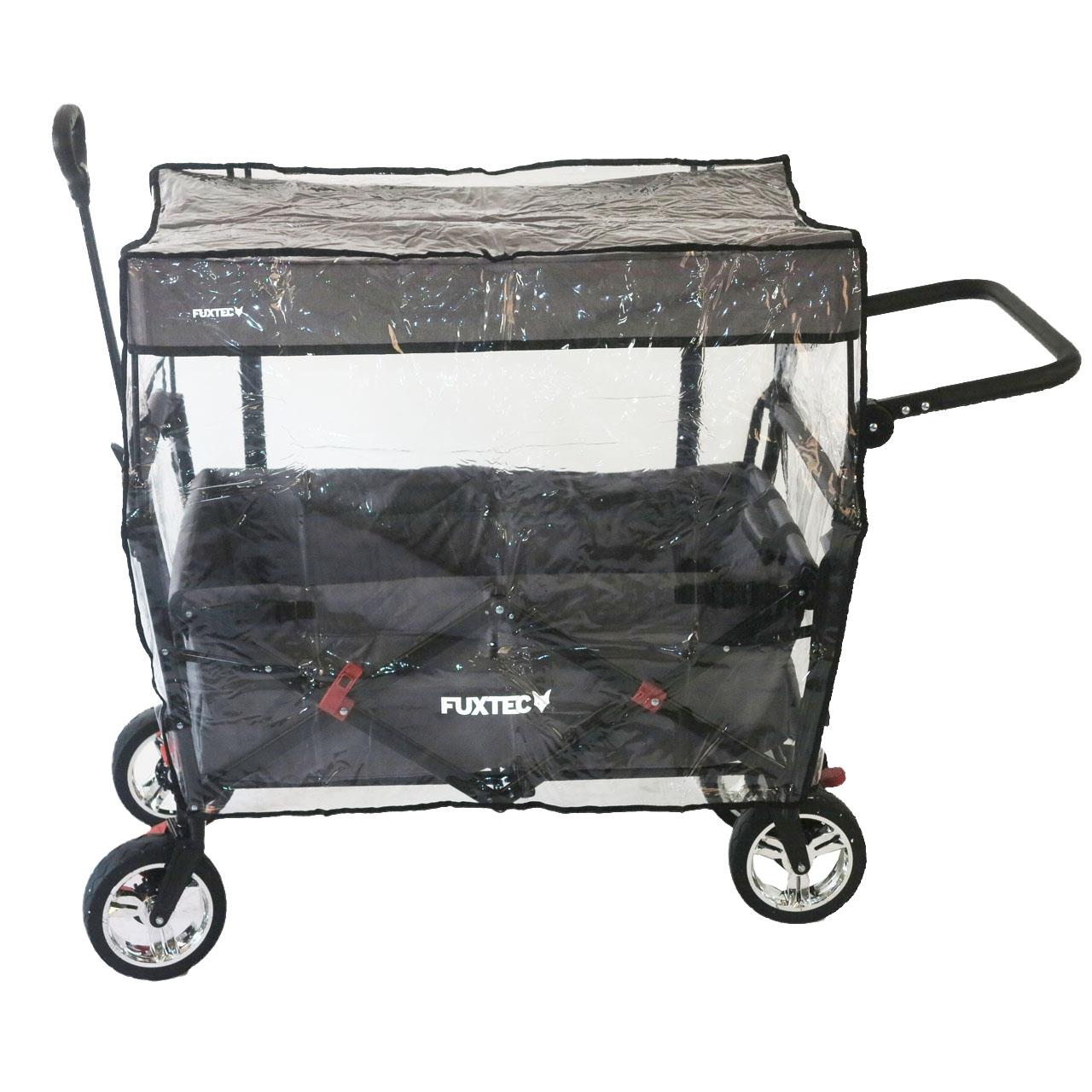 Parapioggia trasparente per FUXTEC carrelli pighevoli CT700 protezione aria inverno
