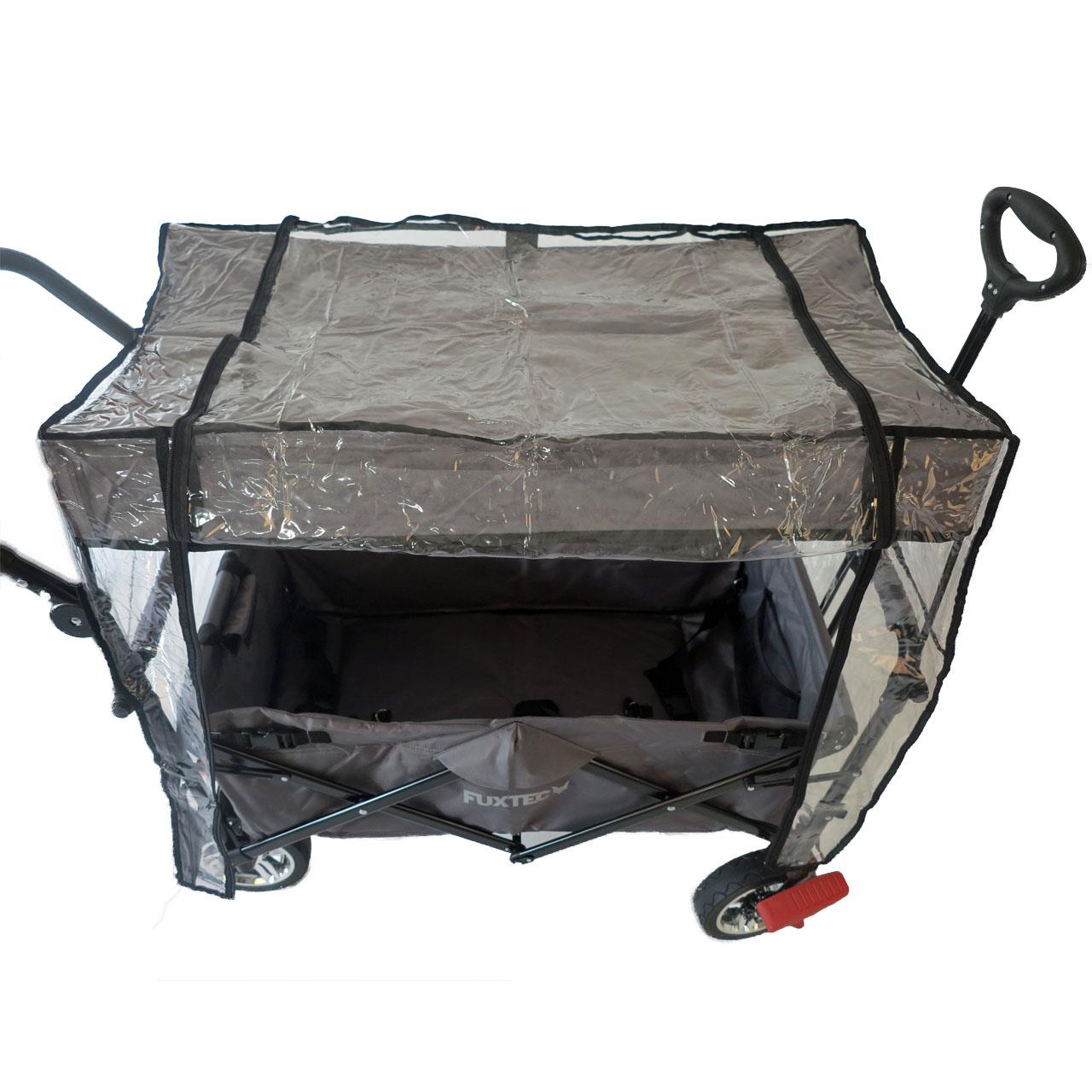 Parapioggia trasparente per FUXTEC carrelli pighevoli CT700 protezione aria inverno