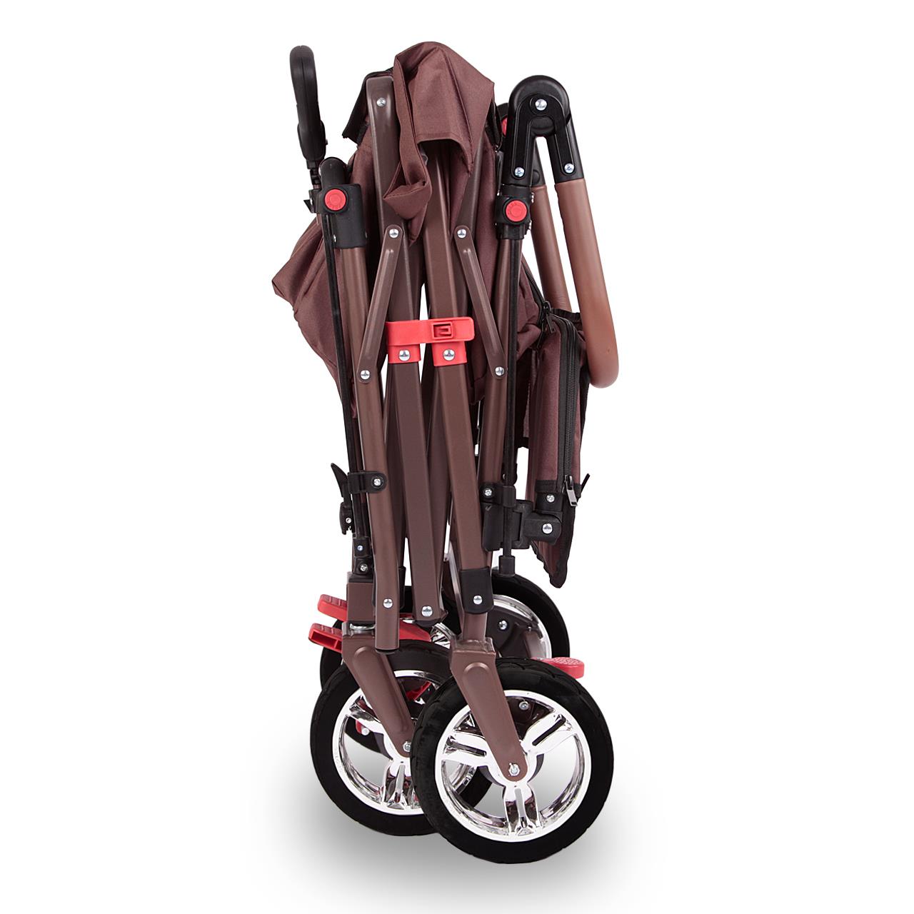 Carrello pieghevole giardino FUXTEC FX-CT800 con tettuccio parasole per il trasporto dei bambini