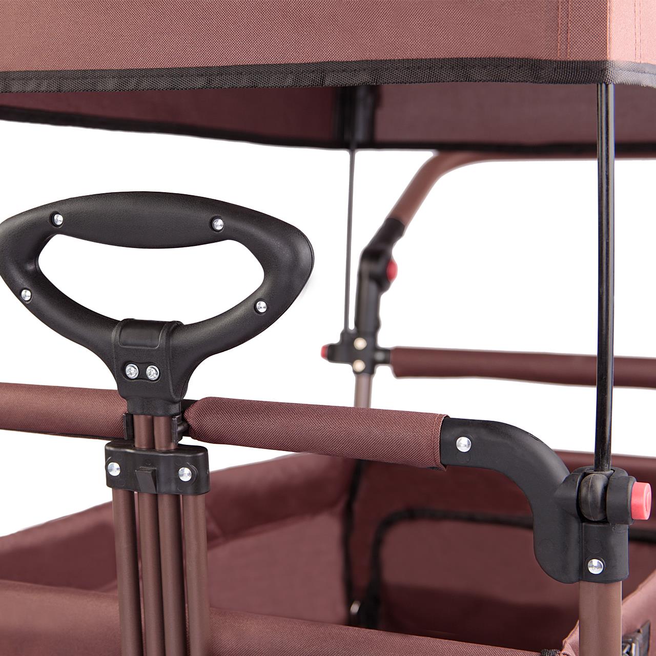 Carrello pieghevole giardino FUXTEC FX-CT800 con tettuccio parasole per il trasporto dei bambini