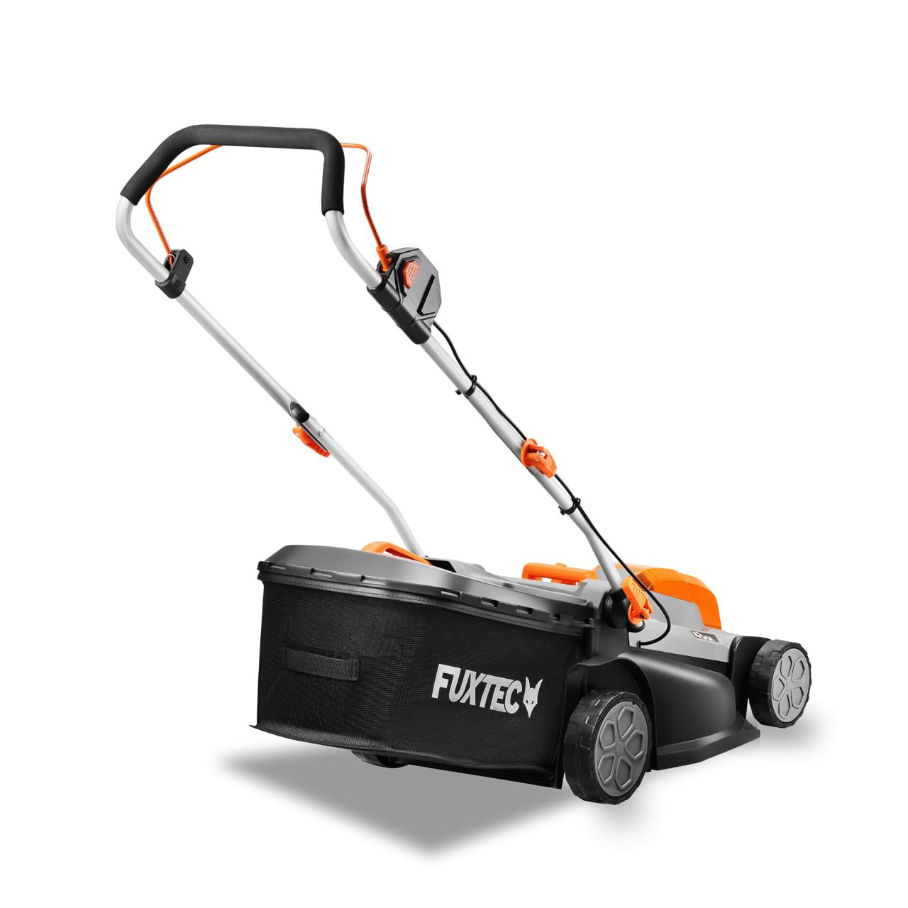 Tagliaerba a batteria 40V FUXTEC FX-E2RM43 - Set con 2 batterie da 4Ah e caricabatterie doppio da 2,4A