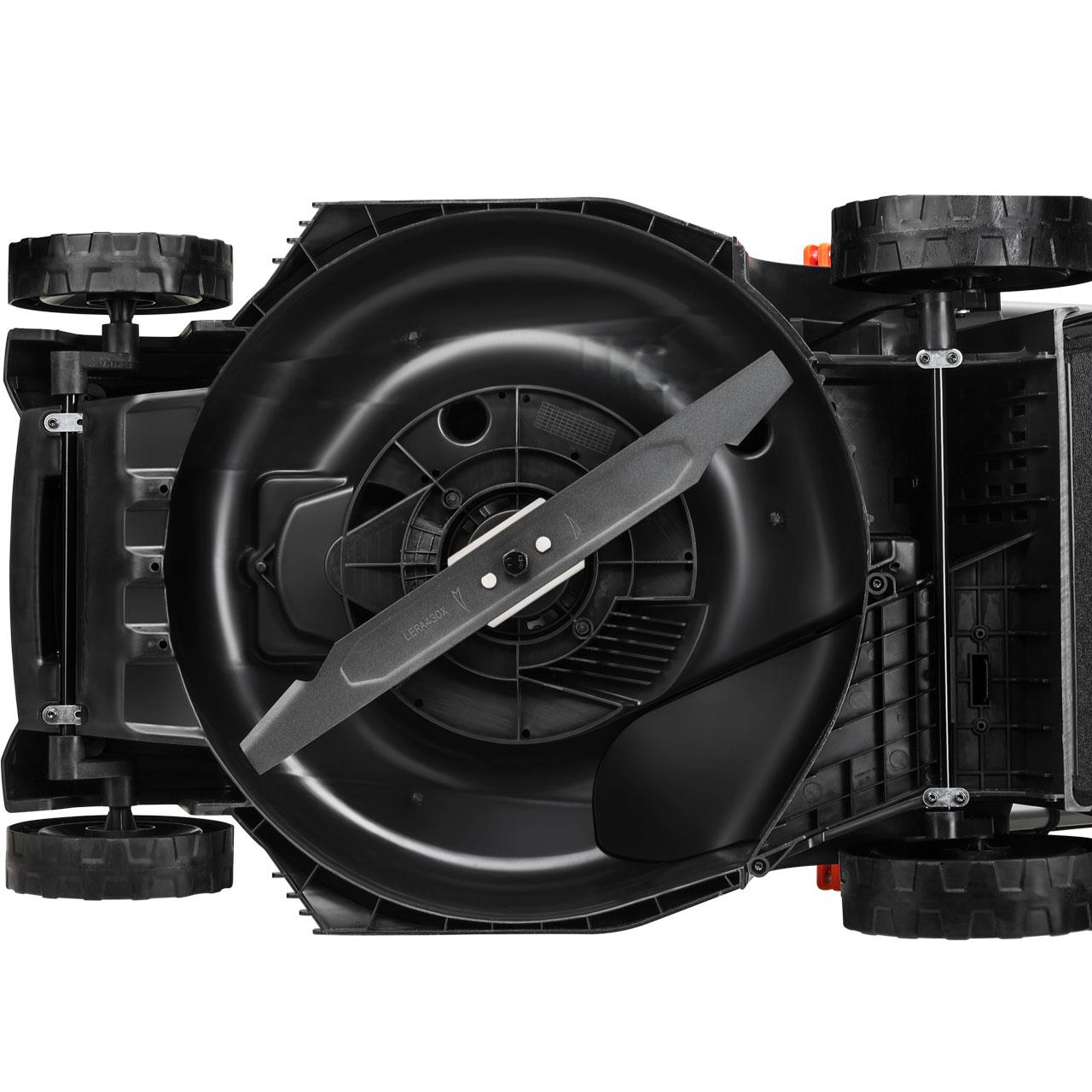 Tagliaerba a batteria 40V FUXTEC FX-E2RM43 - Set con 2 batterie da 4Ah e caricabatterie doppio da 2,4A