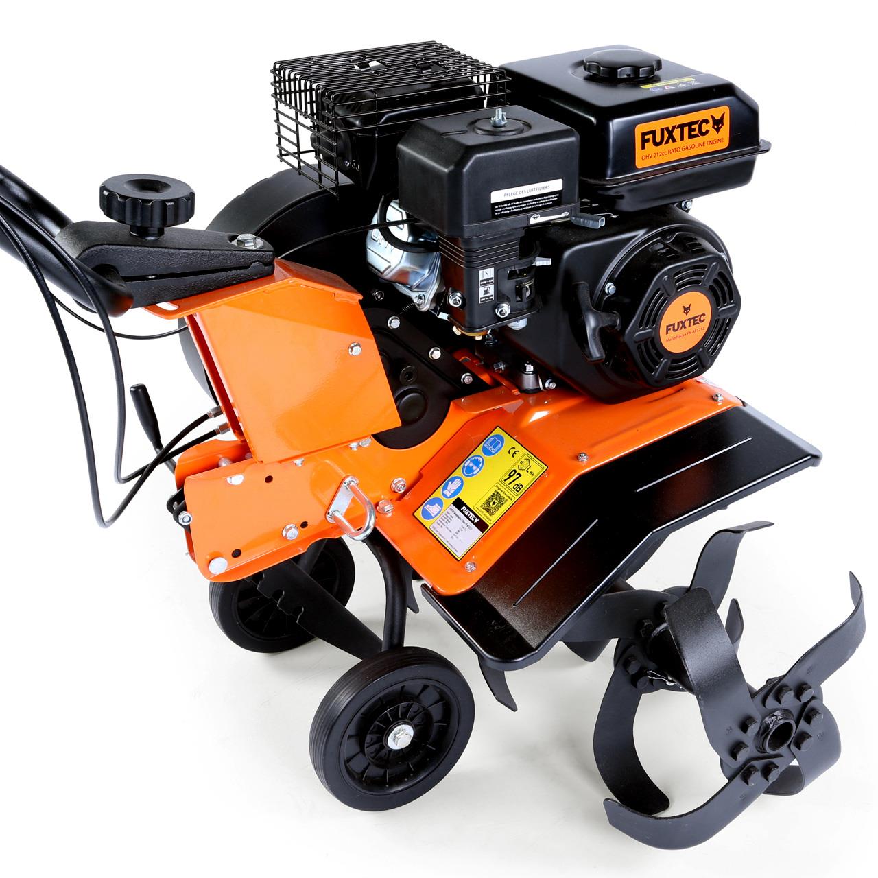 Motozappa a scoppio motocoltivatore zappatrice 4 tempi 212cc FUXTEC AF1212