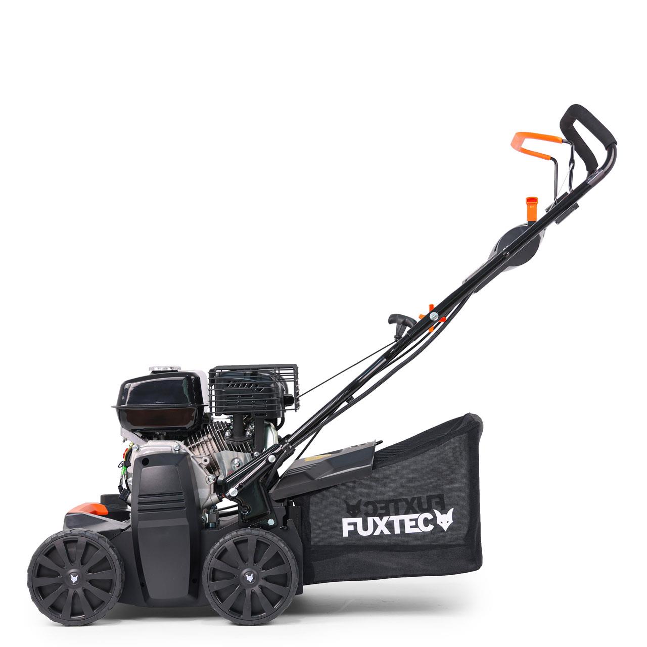 Arieggiatore scarificatore a scoppio raccoglierba - motore 4 tempi 5.6CV - 40cm BV240 FUXTEC