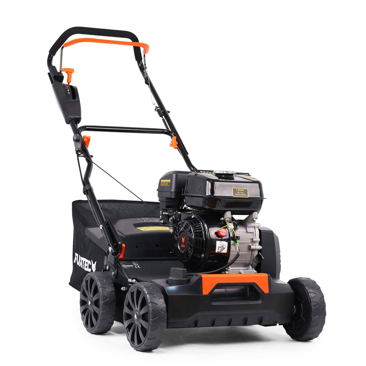 Arieggiatore scarificatore a scoppio raccoglierba - motore 4 tempi 5.6CV - 40cm BV240 FUXTEC