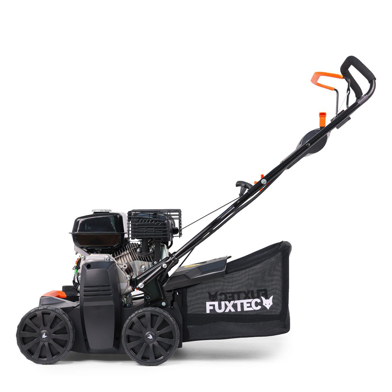 Arieggiatore scarificatore a scoppio raccoglierba - motore 4 tempi 5.6CV - 40cm BV240 FUXTEC