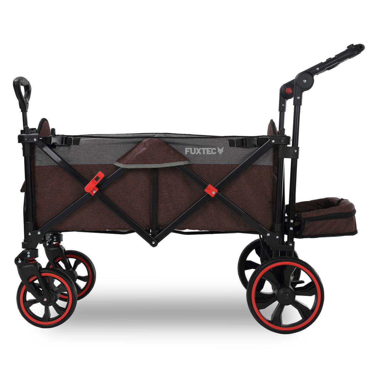 FUXTEC Carrello a mano pieghevole e compatto CTC850 stesso spazio ma meno ingombro