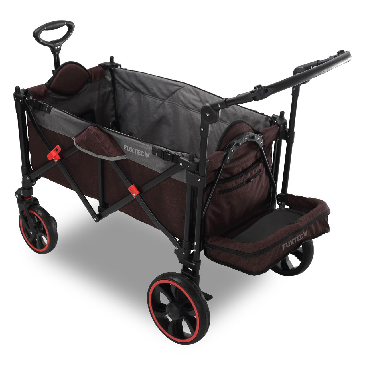 FUXTEC Carrello a mano pieghevole e compatto CTC850 stesso spazio ma meno ingombro