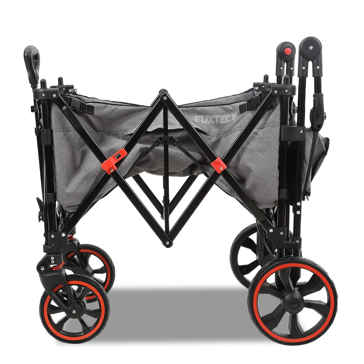 FUXTEC Carrello a mano pieghevole e compatto CTC850 stesso spazio ma meno ingombro