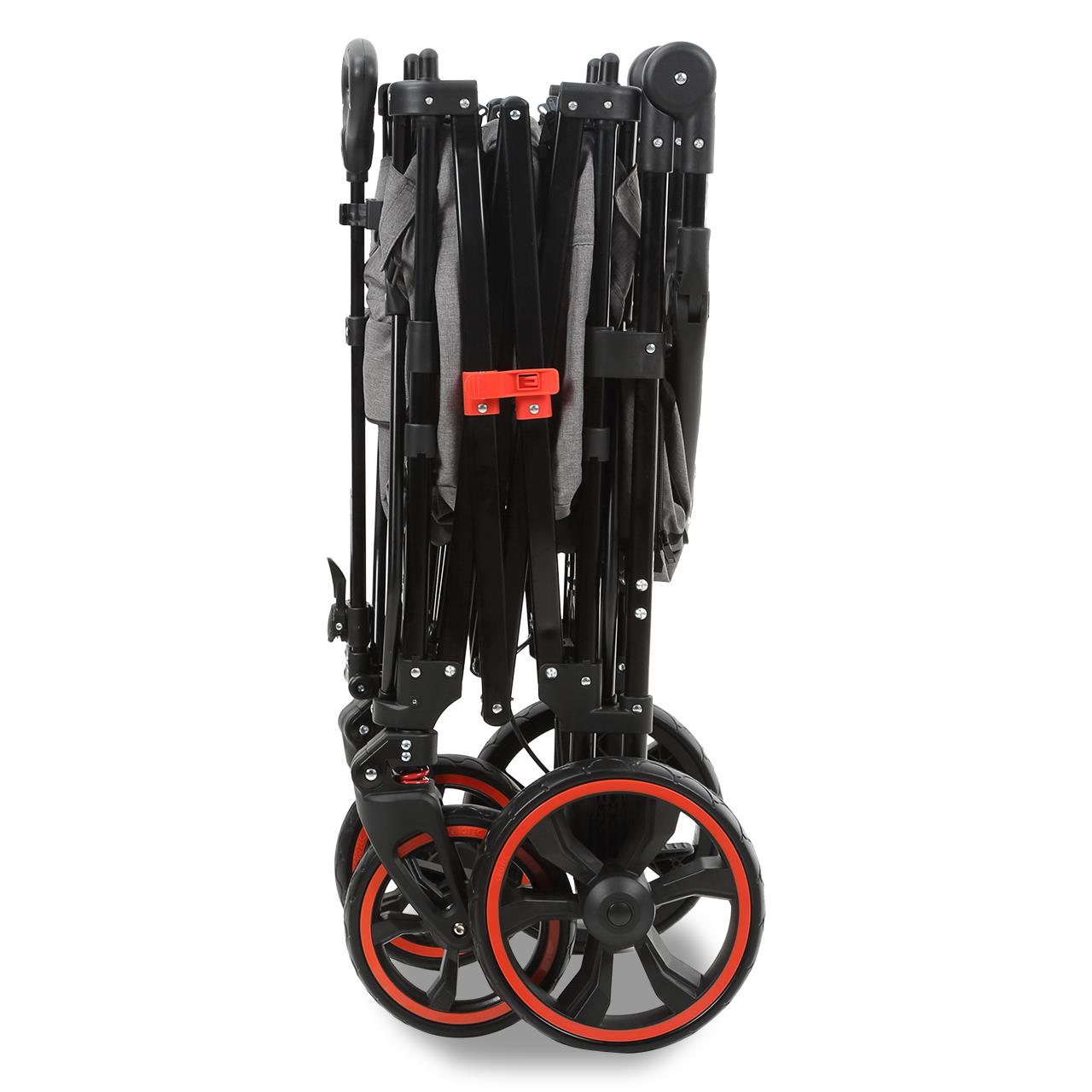 FUXTEC Carrello a mano pieghevole e compatto CTC850 stesso spazio ma meno ingombro