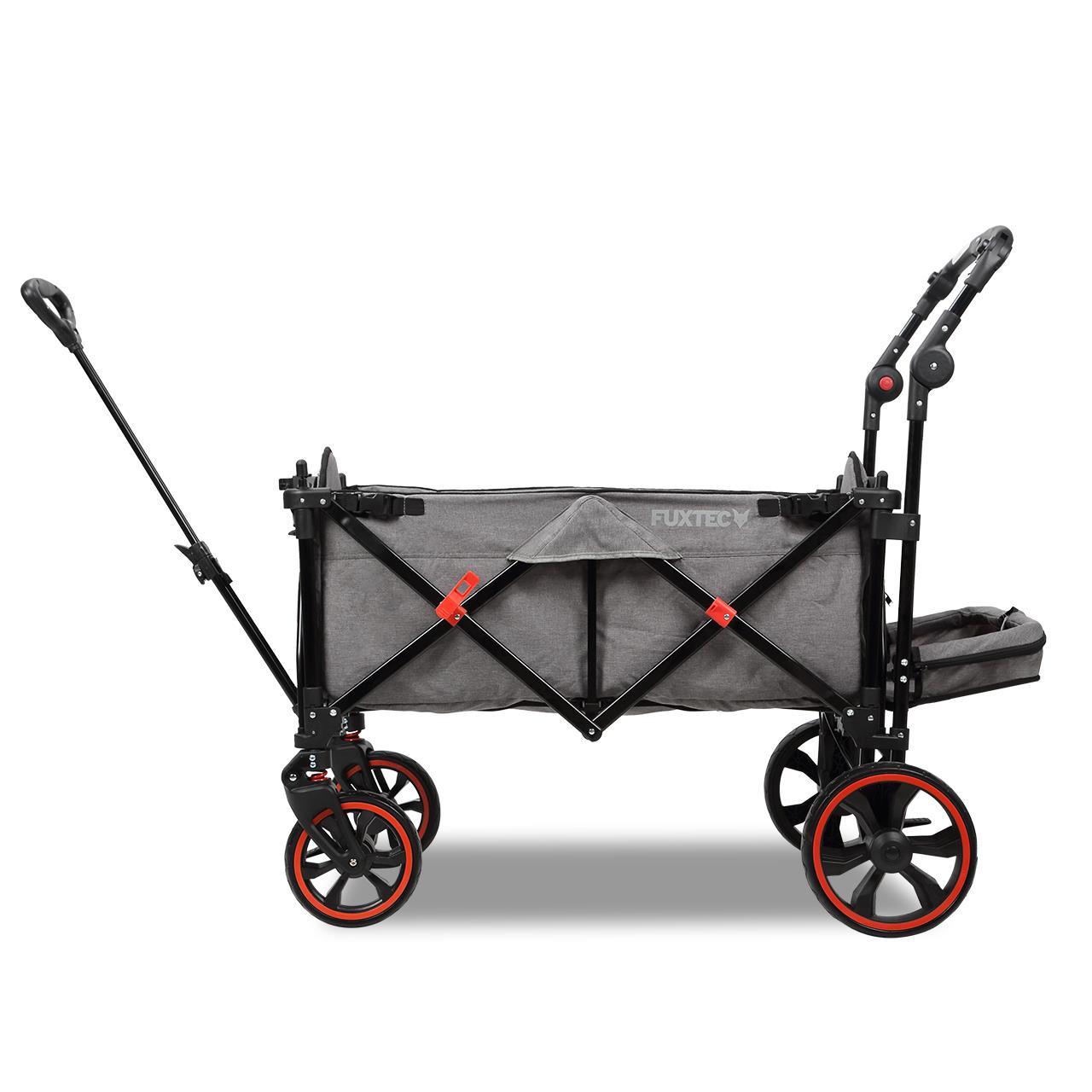 FUXTEC Carrello a mano pieghevole e compatto CTC850 stesso spazio ma meno ingombro