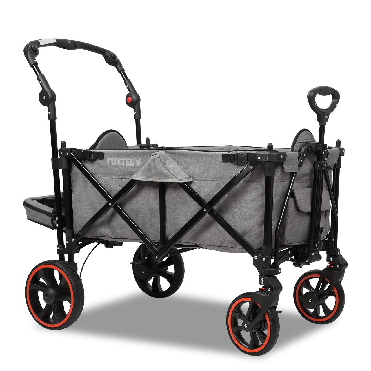 FUXTEC Carrello a mano pieghevole e compatto CTC850 stesso spazio ma meno ingombro