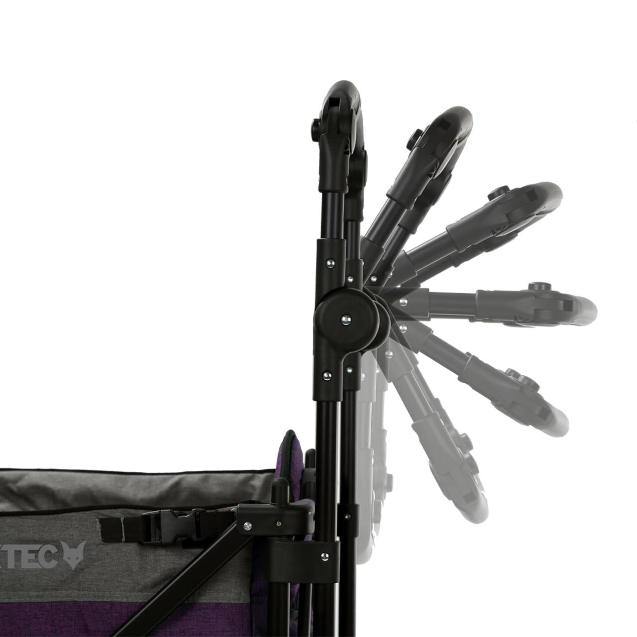 FUXTEC Carrello a mano pieghevole e compatto CTC850 stesso spazio ma meno ingombro