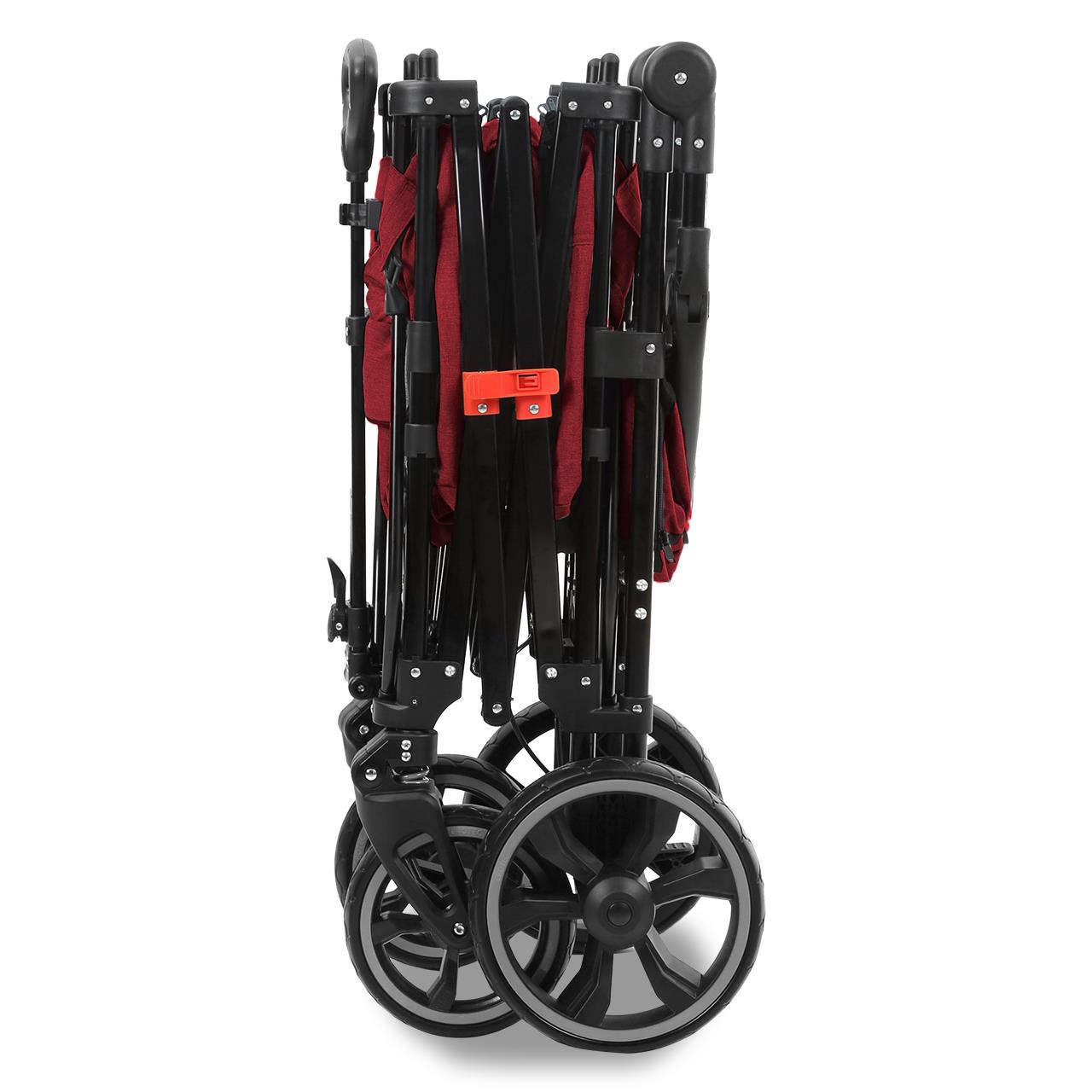 FUXTEC Carrello a mano pieghevole e compatto CTC850 stesso spazio ma meno ingombro