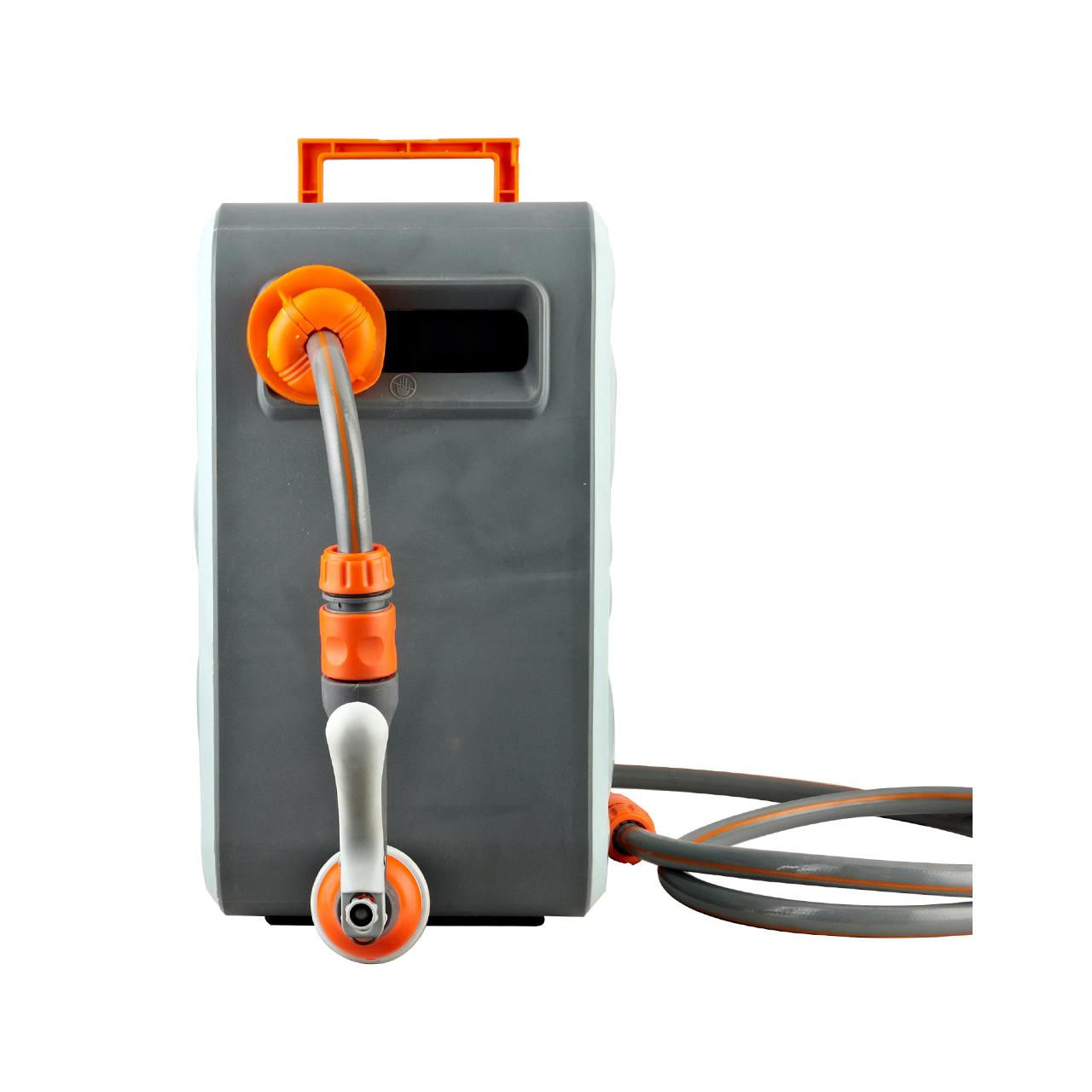 Avvolgitubo automatico premium squadrato e pratico da parete 20 m FUXTEC FX-CU20