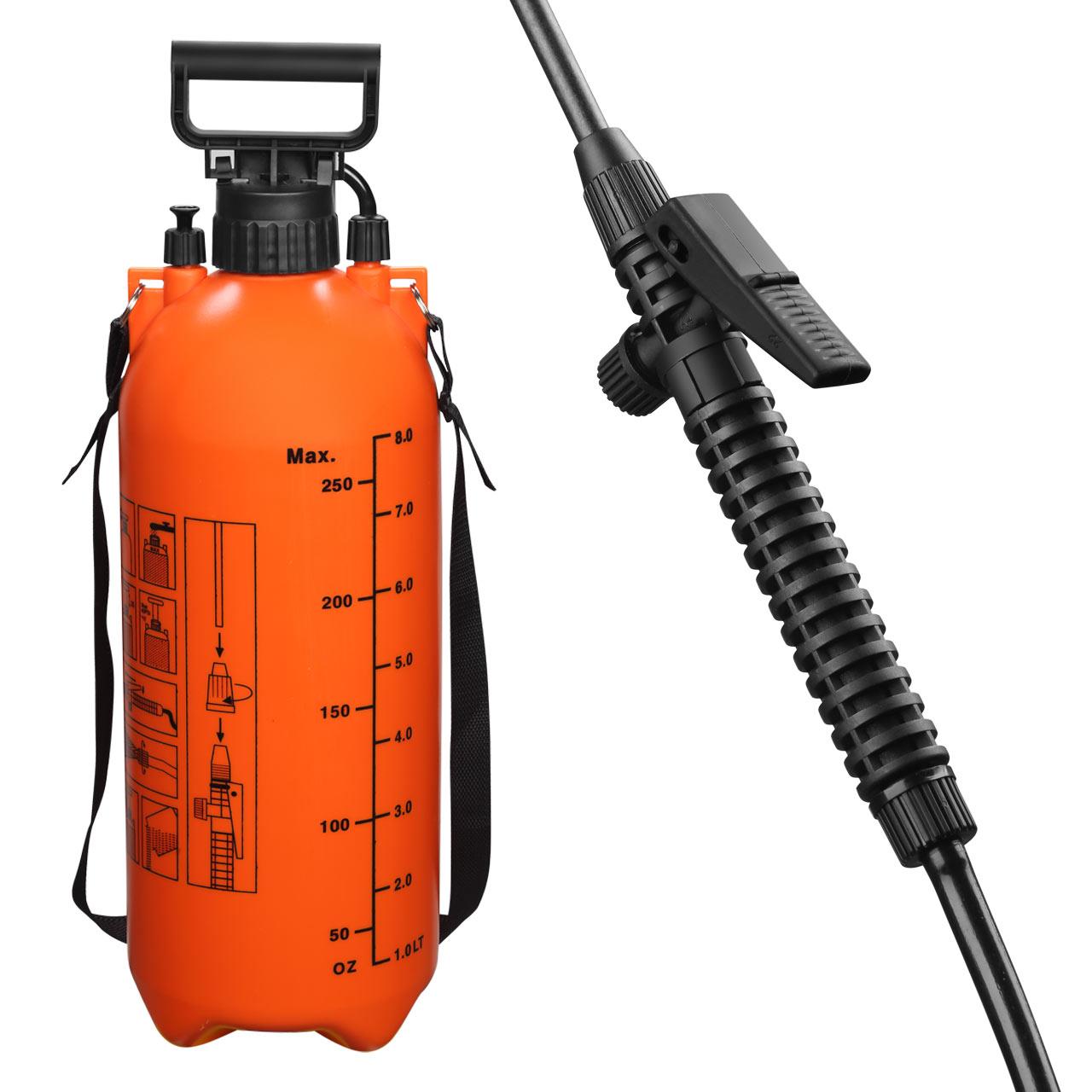 Spruzzatore a pressione a spalla manuale irroratrice spruzzino 8L FUXTEC DS8L