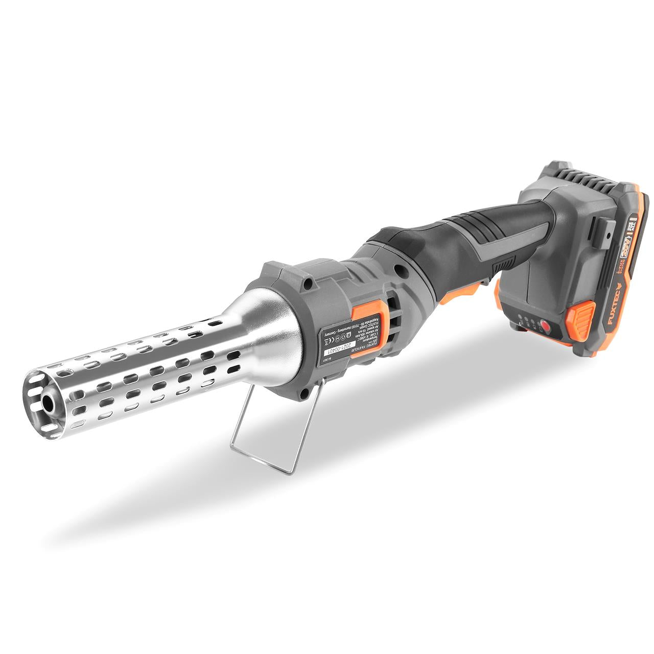 Accenditore a batteria accendigrill per barbecue FUXTEC E1CL20 SET con batteria 2Ah e caricatore 1A