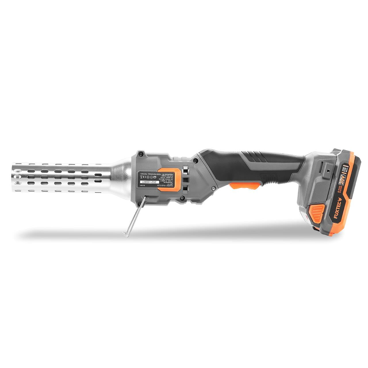 Accenditore a batteria accendigrill per barbecue FUXTEC E1CL20 SET con batteria 2Ah e caricatore 1A