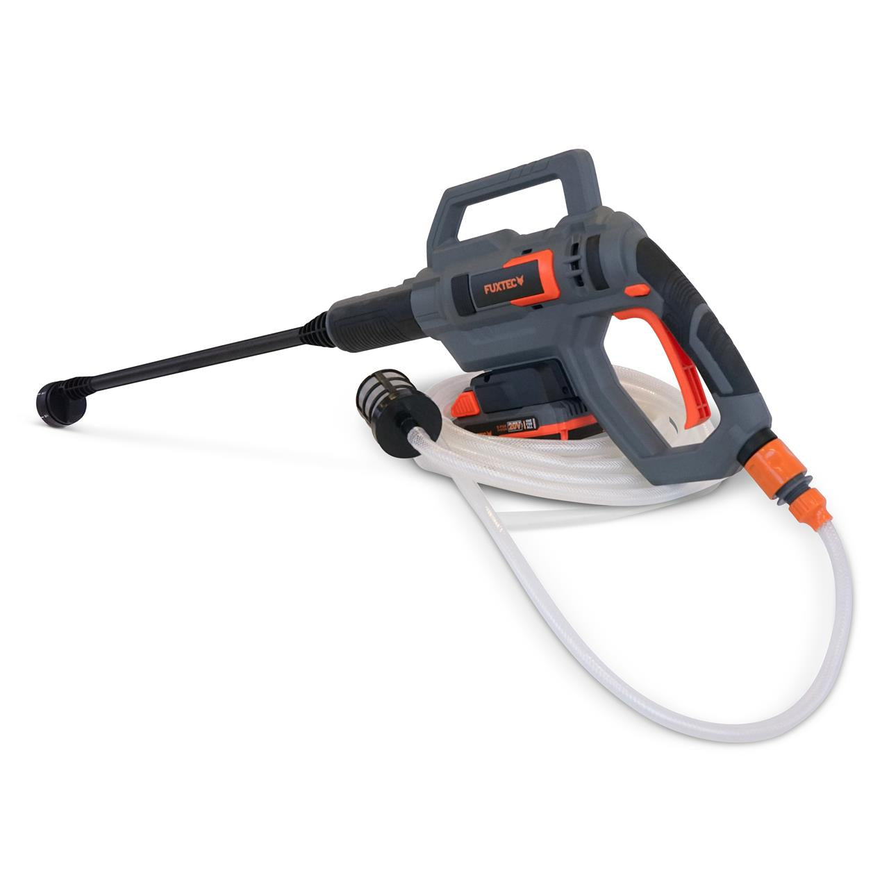 Pistola idropulitrice ad alta pressione a batteria 20V FUXTEC Set con batteria FX-E1HDR20
