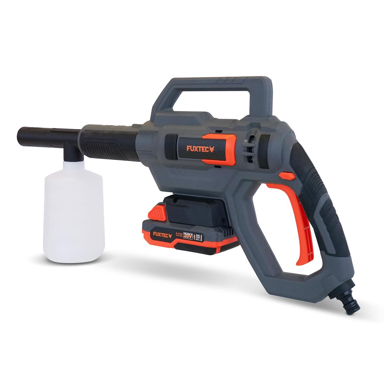 Pistola idropulitrice ad alta pressione a batteria 20V FUXTEC Set con batteria FX-E1HDR20