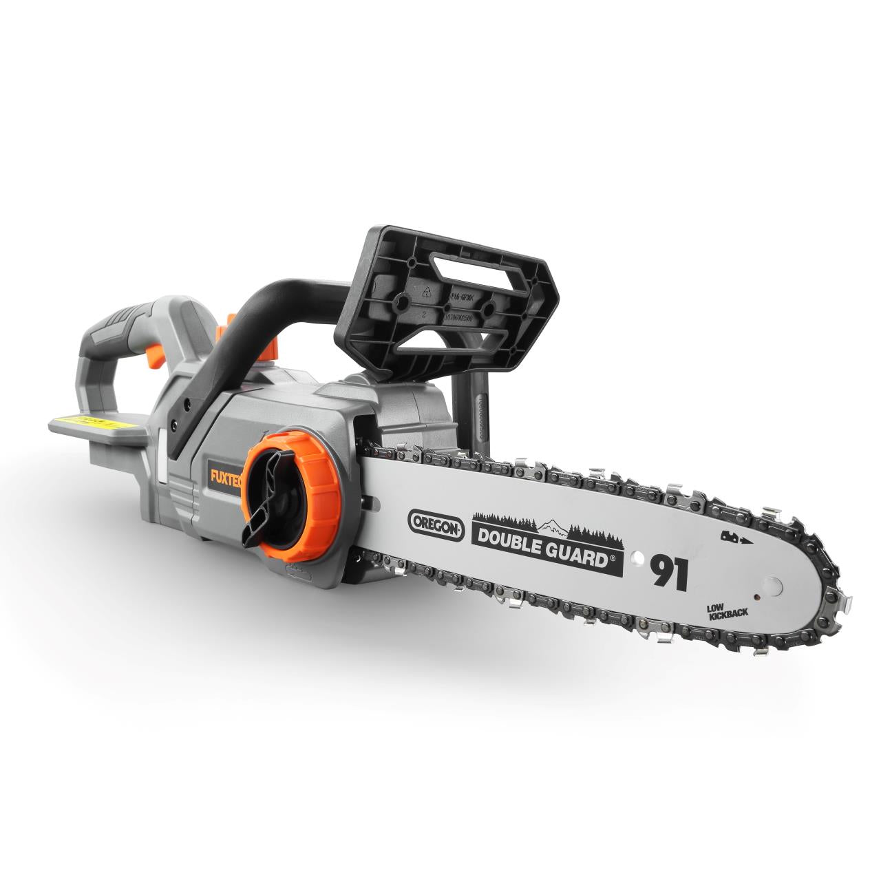 Motosega a batteria 20V FUXTEC FX-E1KS20 Taglio 25 cm-Set con batteria 2Ah e caricabatterie 2,4A
