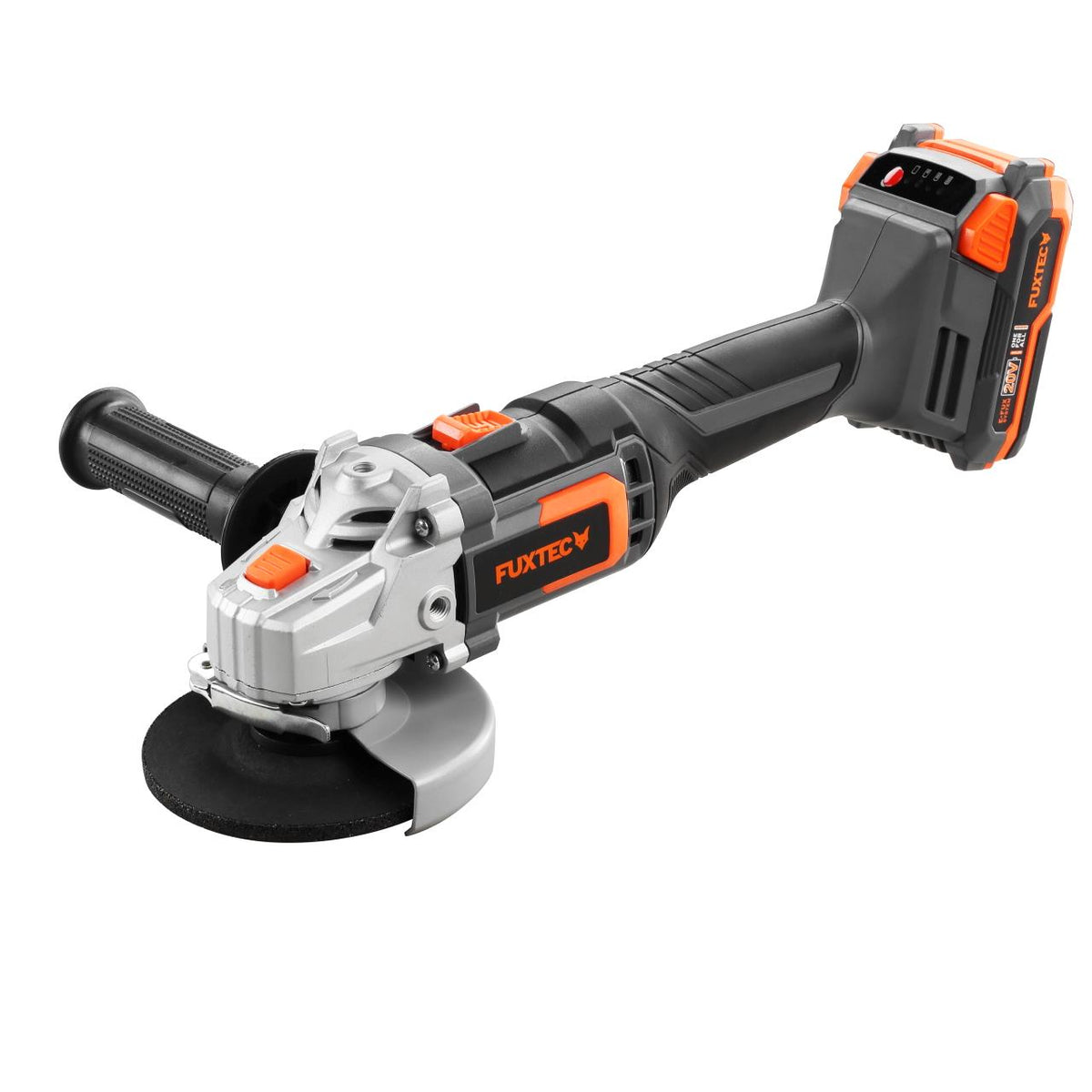Bild 1 20V Akku Winkelschleifer FX-E1WS20 FUXTEC - mit 2Ah-Akku und 2,4A Ladegerät