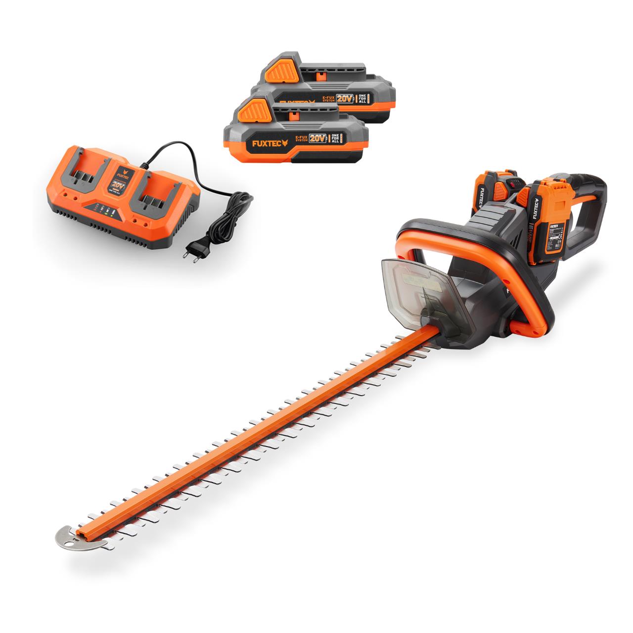 40V Akku Heckenschere FX-E2HSSET inkl. Akku und Ladegerät