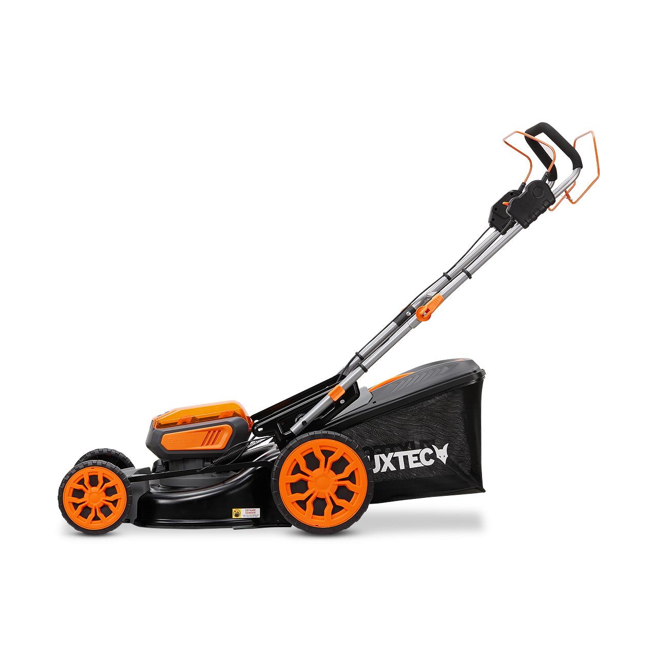 Tagliaerba a batteria trazionato FX-E2RM46PRO SET con velocità flessibile