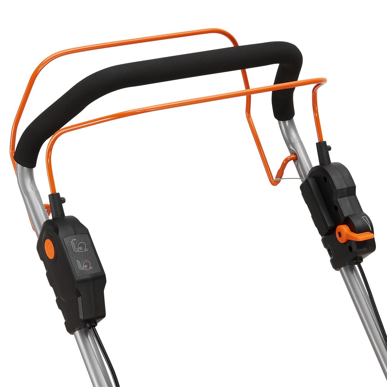 Tagliaerba a batteria trazionato FX-E2RM46PRO SET con velocità flessibile