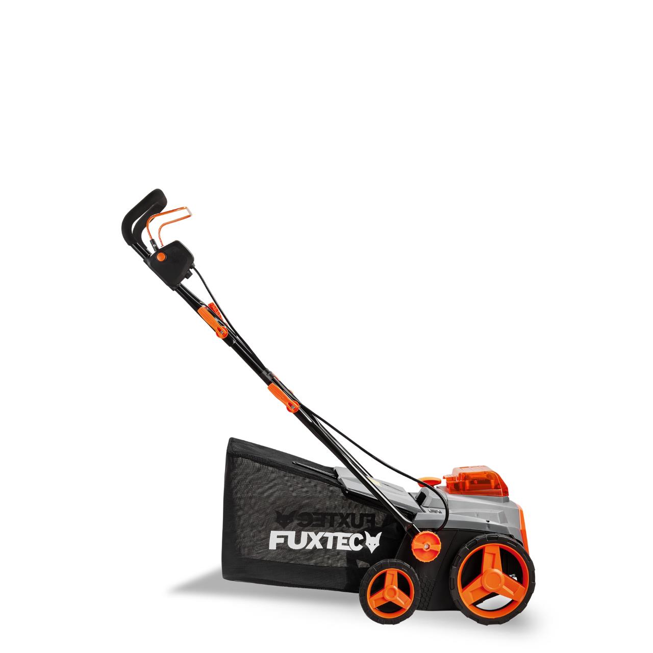 Set Arieggiatore a Batteria 40V FUXTEC FX-E2VE38SET – Funzione 2-in-1 per Arieggiare e Ventilare, Cesto da 45L, Profondità Regolabile