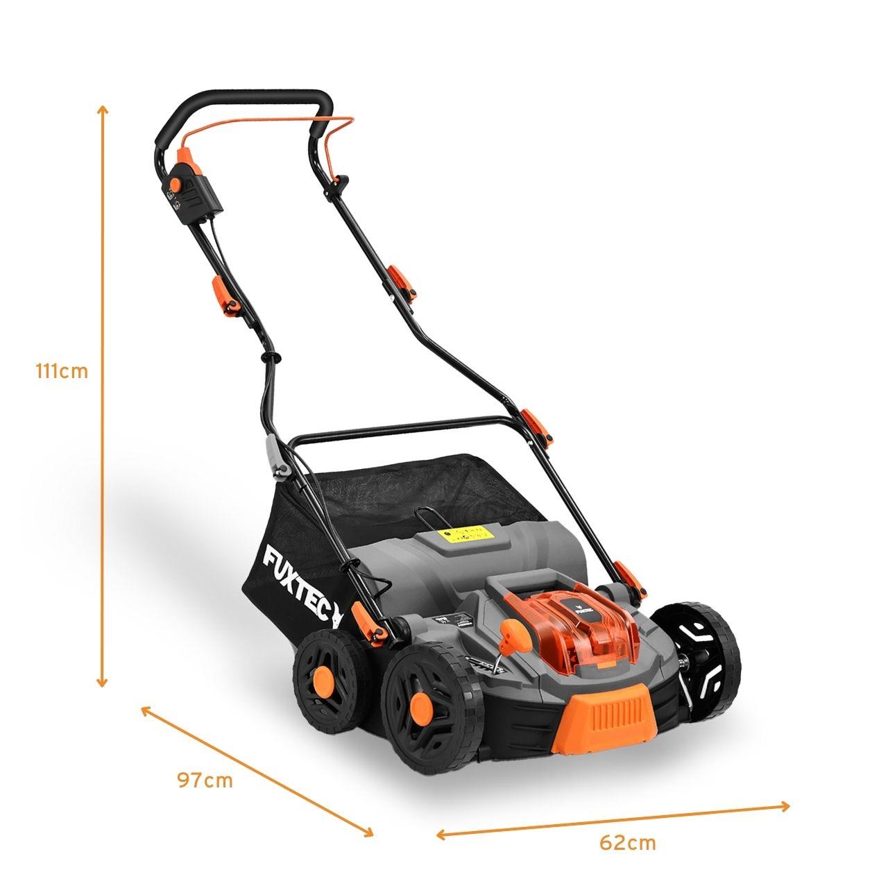 Set Arieggiatore a Batteria 40V FUXTEC FX-E2VE38SET – Funzione 2-in-1 per Arieggiare e Ventilare, Cesto da 45L, Profondità Regolabile