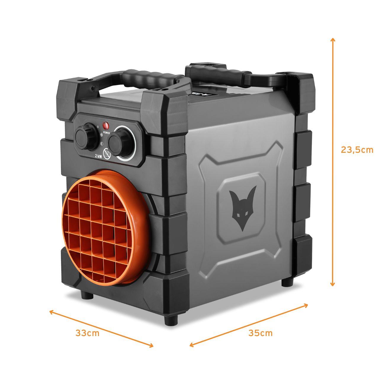 FUXTEC Elektroheizer FX-EH2