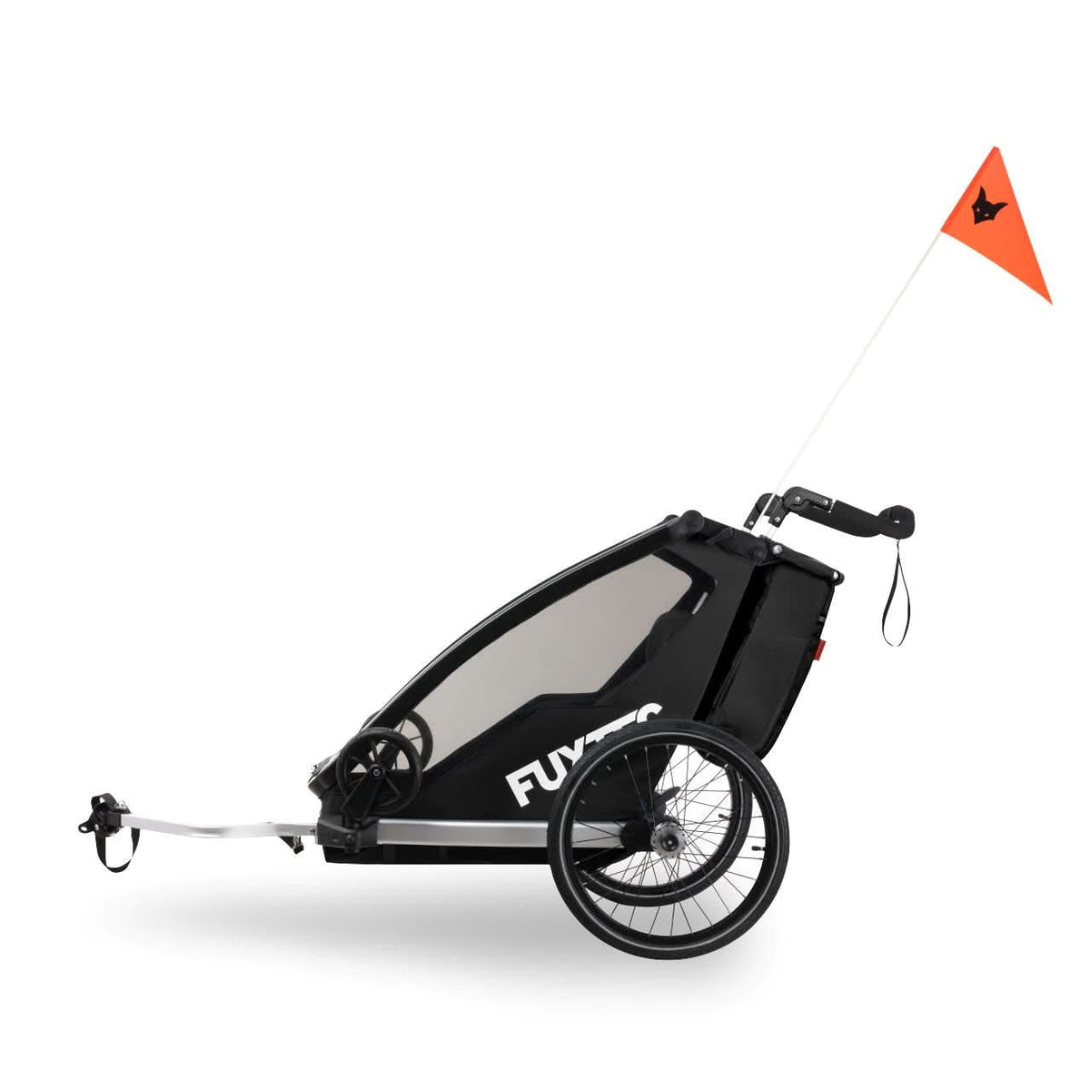 B-WARE FUXTEC Fahrradanhänger FX-FA1S/Einsitzer Grau