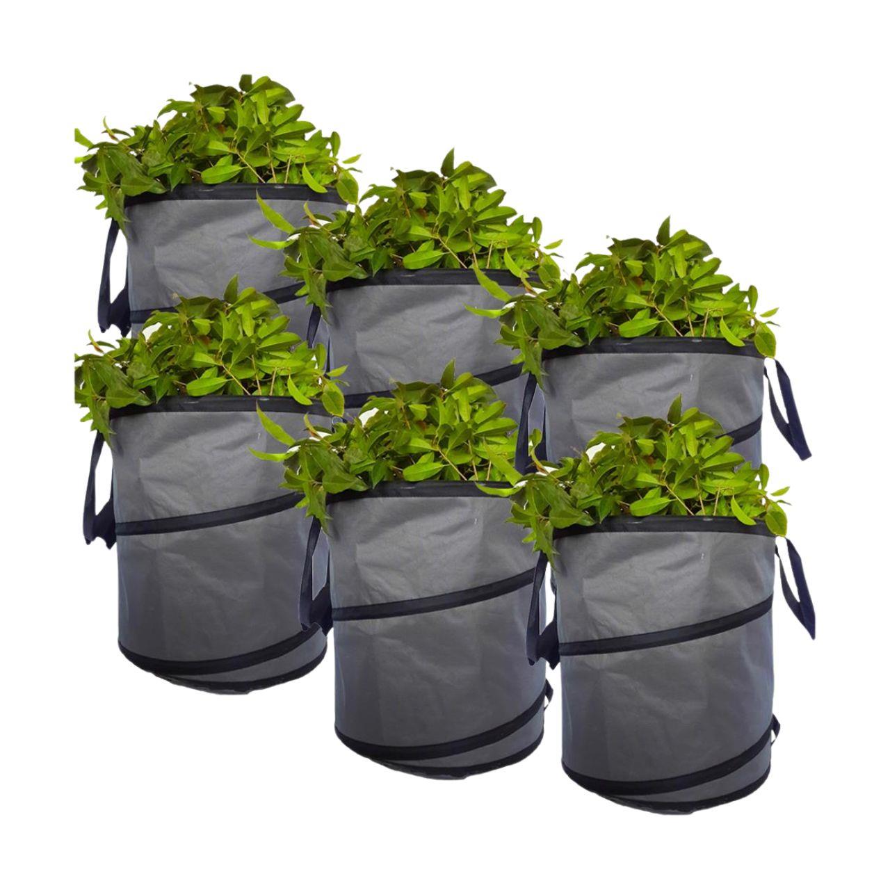 FUXTEC Cestino per rifiuti da giardino FX-GB100 Set da 6