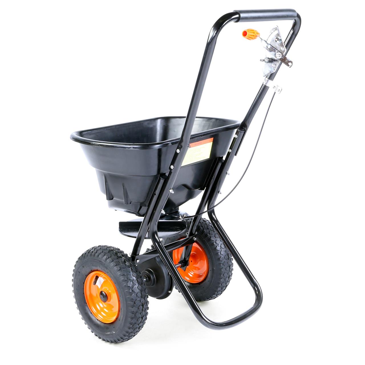 Carrello Spargitore spargisale seminatore a centrifuga su ruote FUXTEC FX-GS36