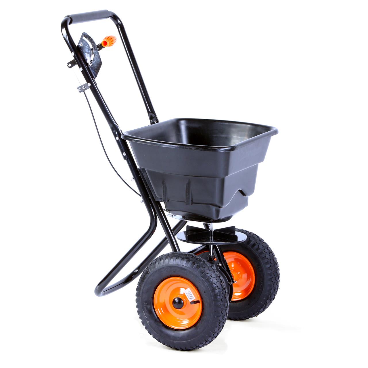 Carrello Spargitore spargisale seminatore a centrifuga su ruote FUXTEC FX-GS36