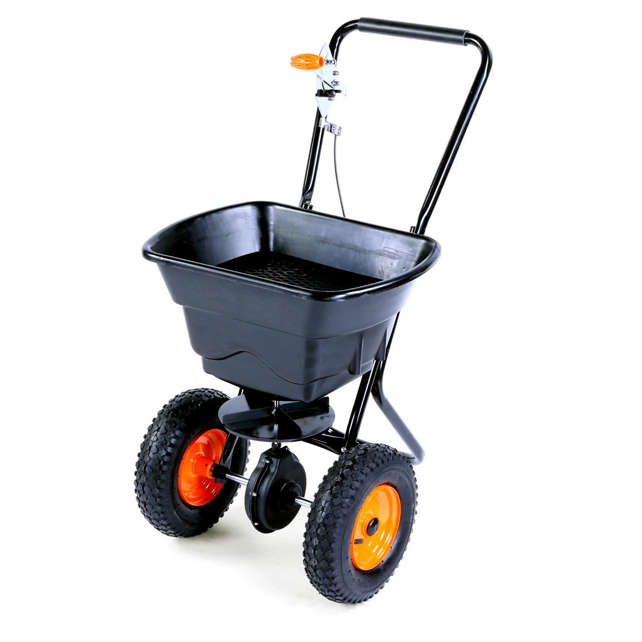 Carrello Spargitore spargisale seminatore a centrifuga su ruote FUXTEC FX-GS36