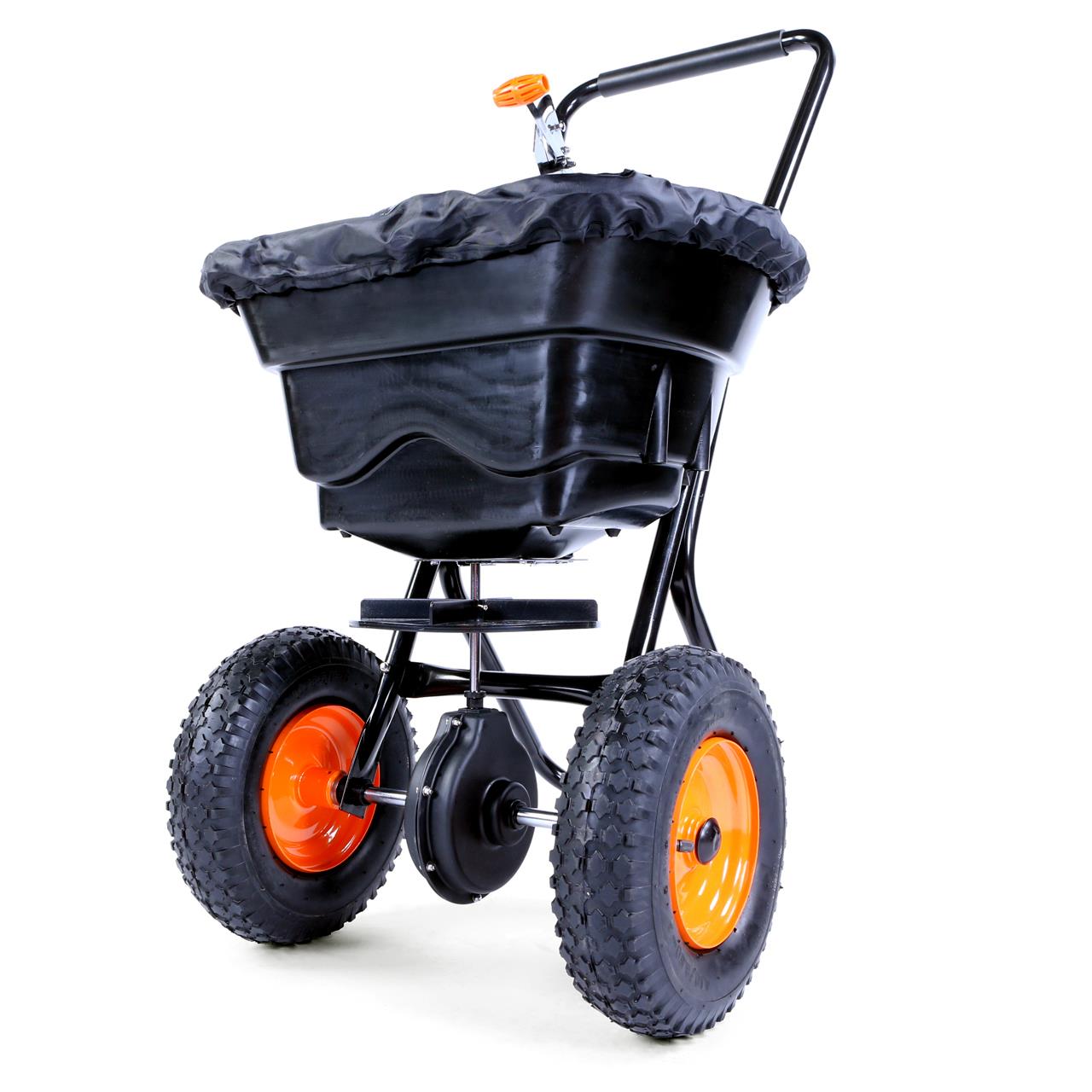 Carrello Spargitore spargisale seminatore a centrifuga su ruote FUXTEC FX-GS36