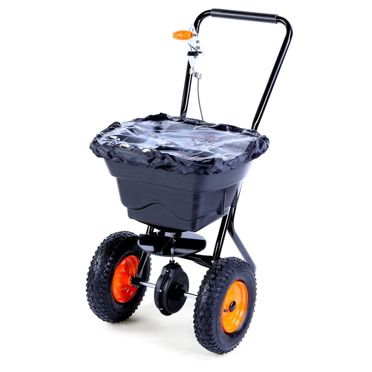 Carrello Spargitore spargisale seminatore a centrifuga su ruote FUXTEC FX-GS36