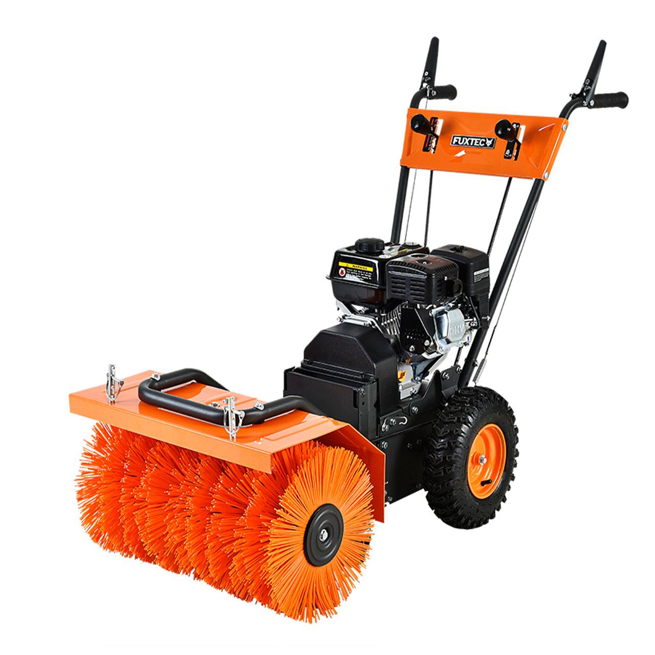 Spazzatrice set spazzaneve a scoppio KIT con lama spalaneve FUXTEC KM196 set3 196cc e 5,5CV