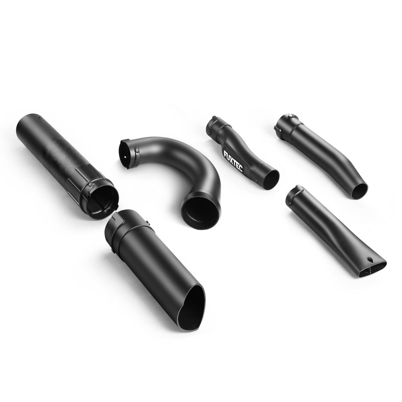 FUXTEC FX-LBS126 4in1 Aspiratore foglie, soffiatore foglie, trituratore foglie incl. due tubi di soffiaggio