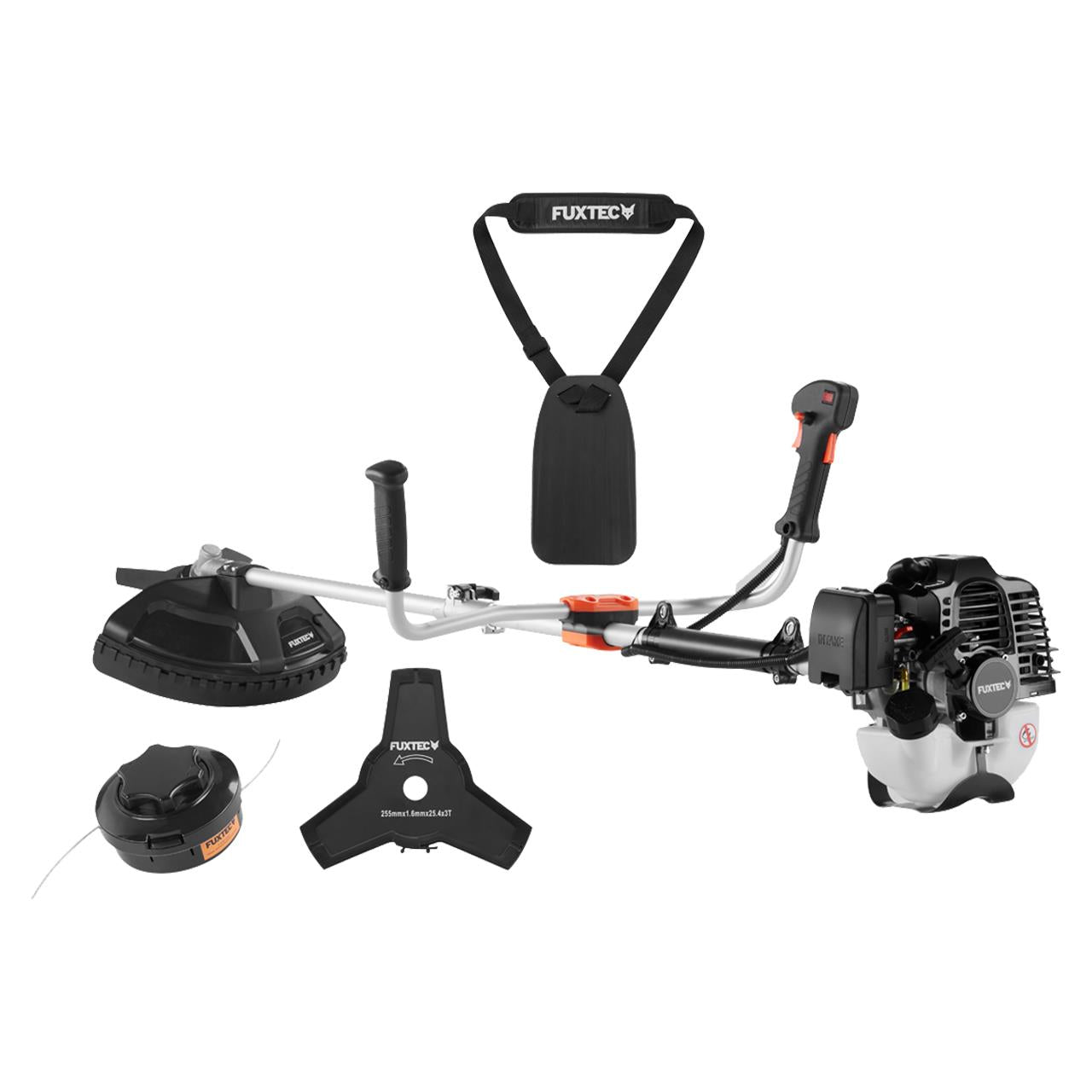 FUXTEC Bundle rasaerba a benzina FX-RM4180 e falciatrice a benzina FX-MS125