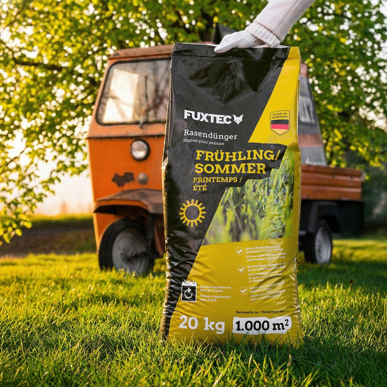 FUXTEC concime per prato primavera/estate FX-RDFS 20 kg per 1.000 m²