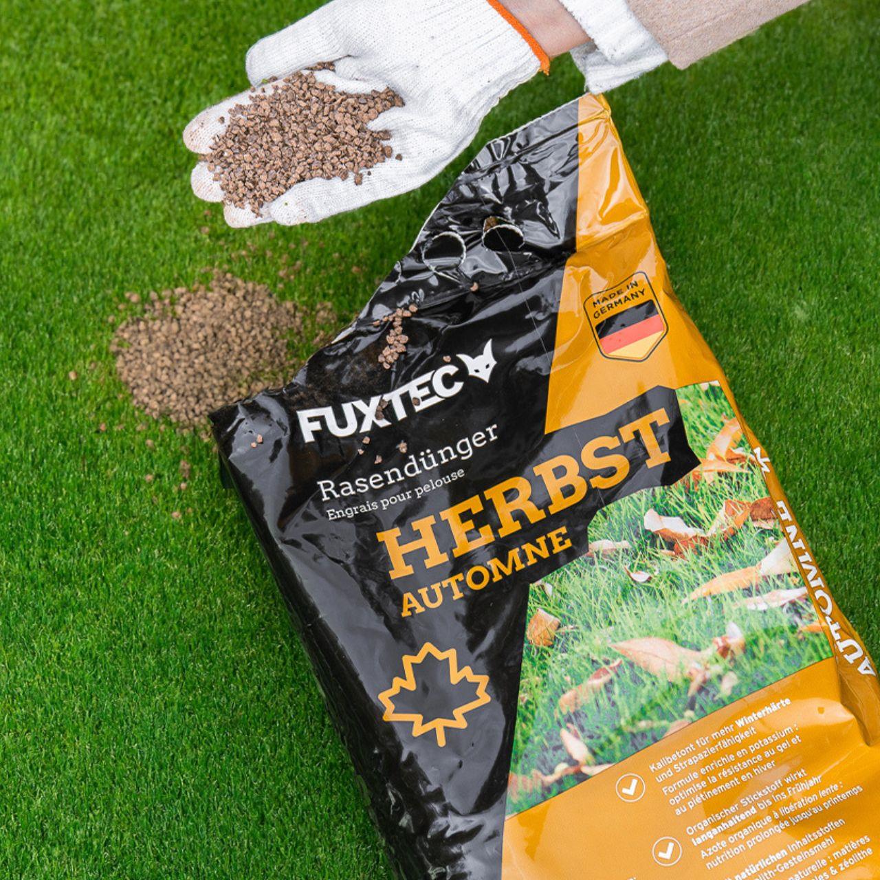 FUXTEC concime autunnale per prato FX-RDH10 2x5 kg per 250 m²