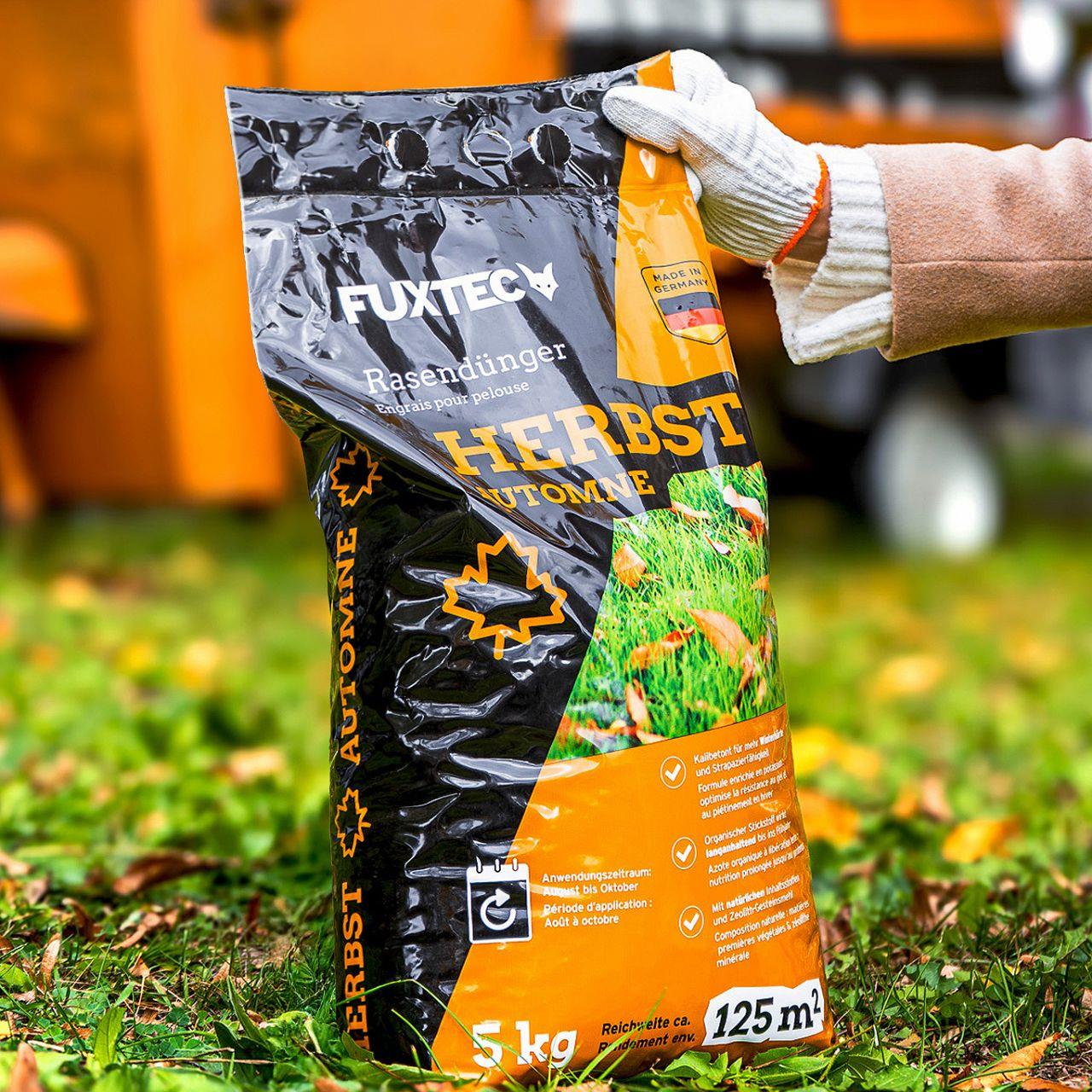 FUXTEC concime autunnale per prato FX-RDH10 2x5 kg per 250 m²