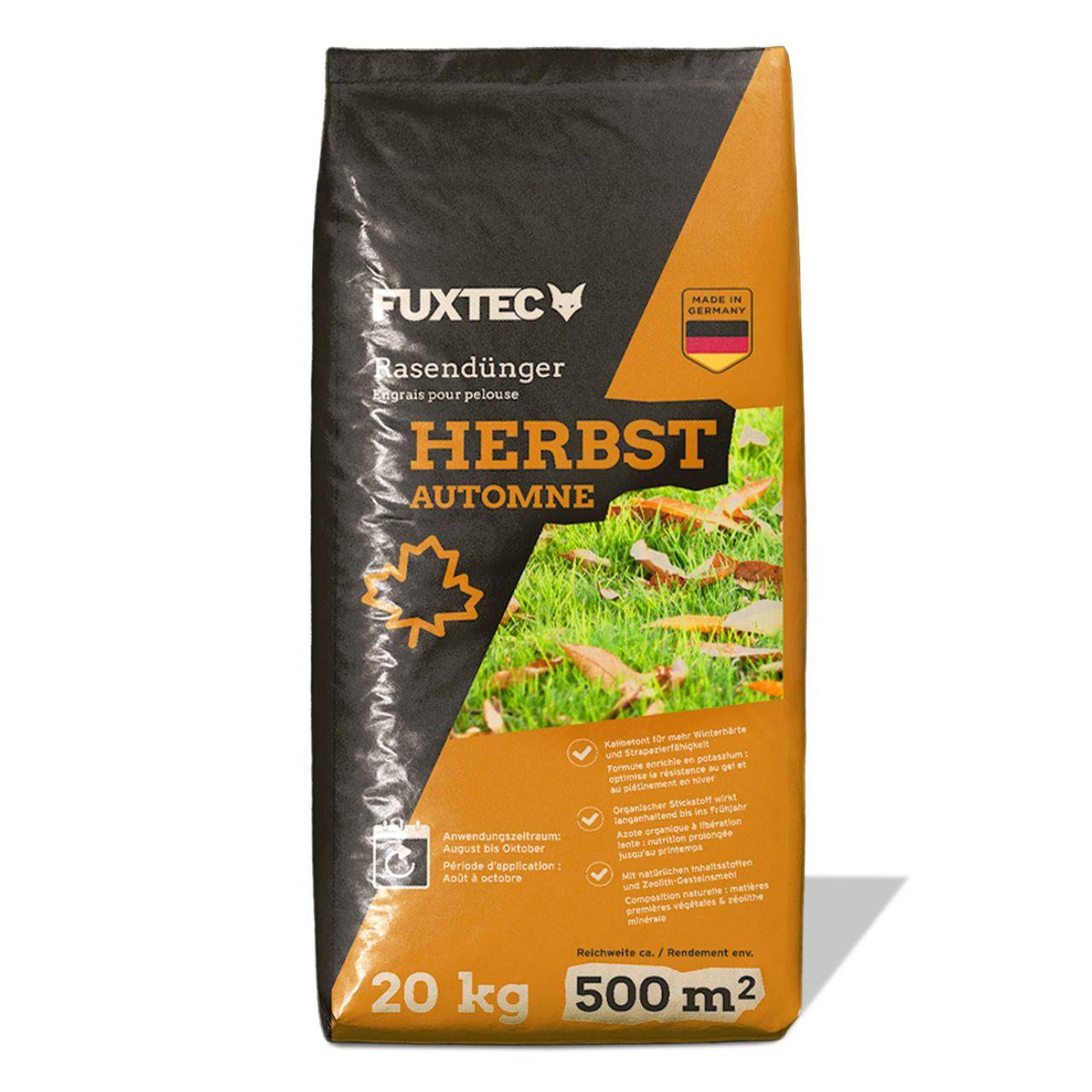 FUXTEC Herbstrasendünger FX-RDH20 20kg für 1000m²