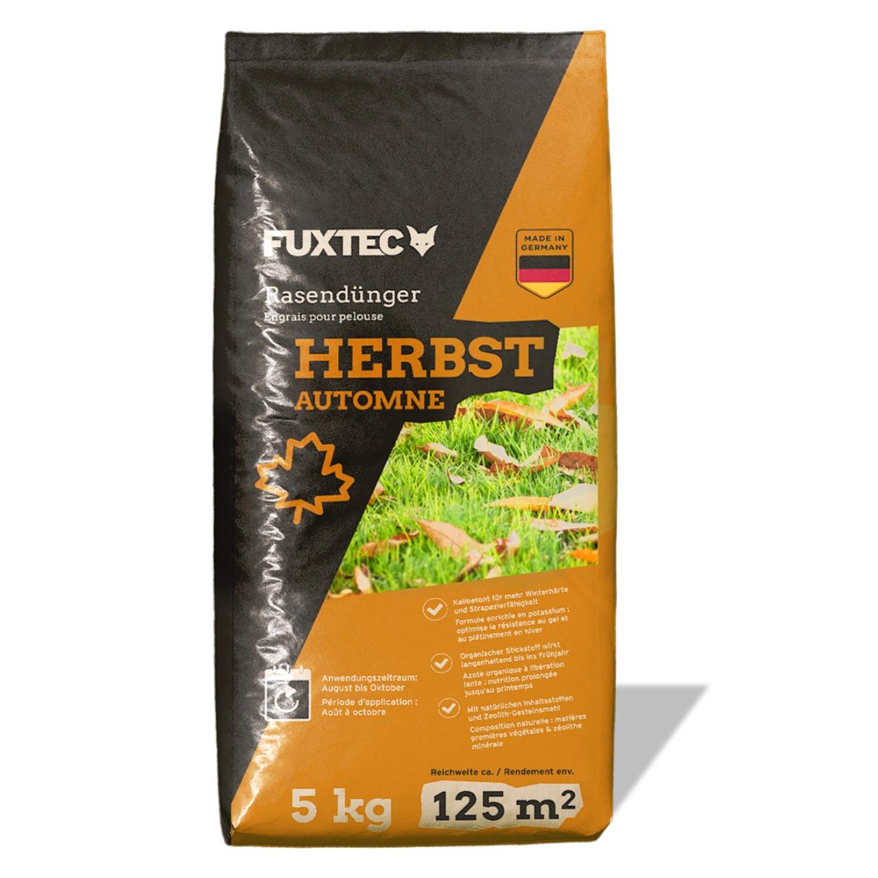 FUXTEC Herbstrasendünger FX-RDH5 5kg für 125qm