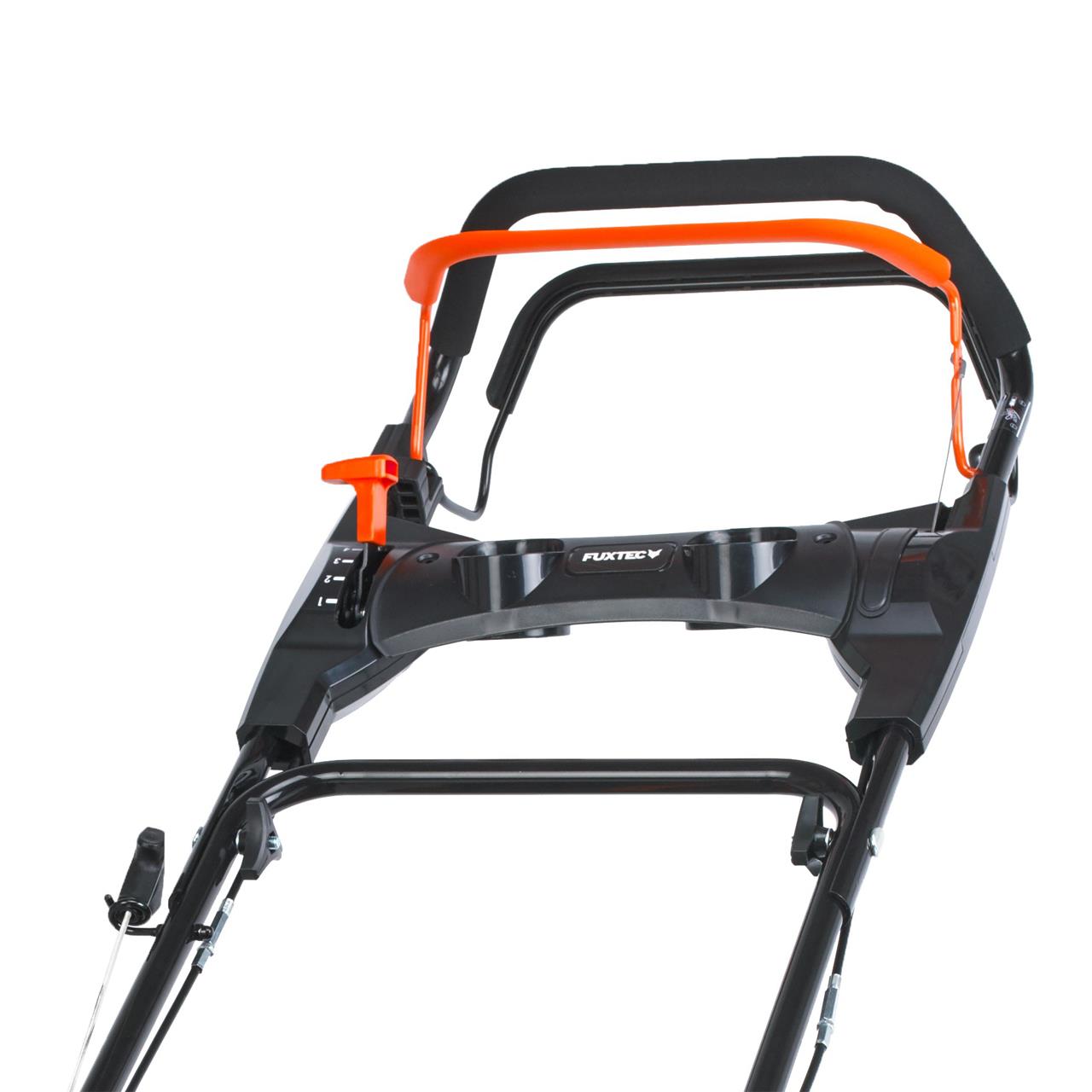 Tagliaerba a scoppio semovente RM5170Pro motore 4 tempi a benzina 170cc con autrazione flessibile 51 cm di taglio