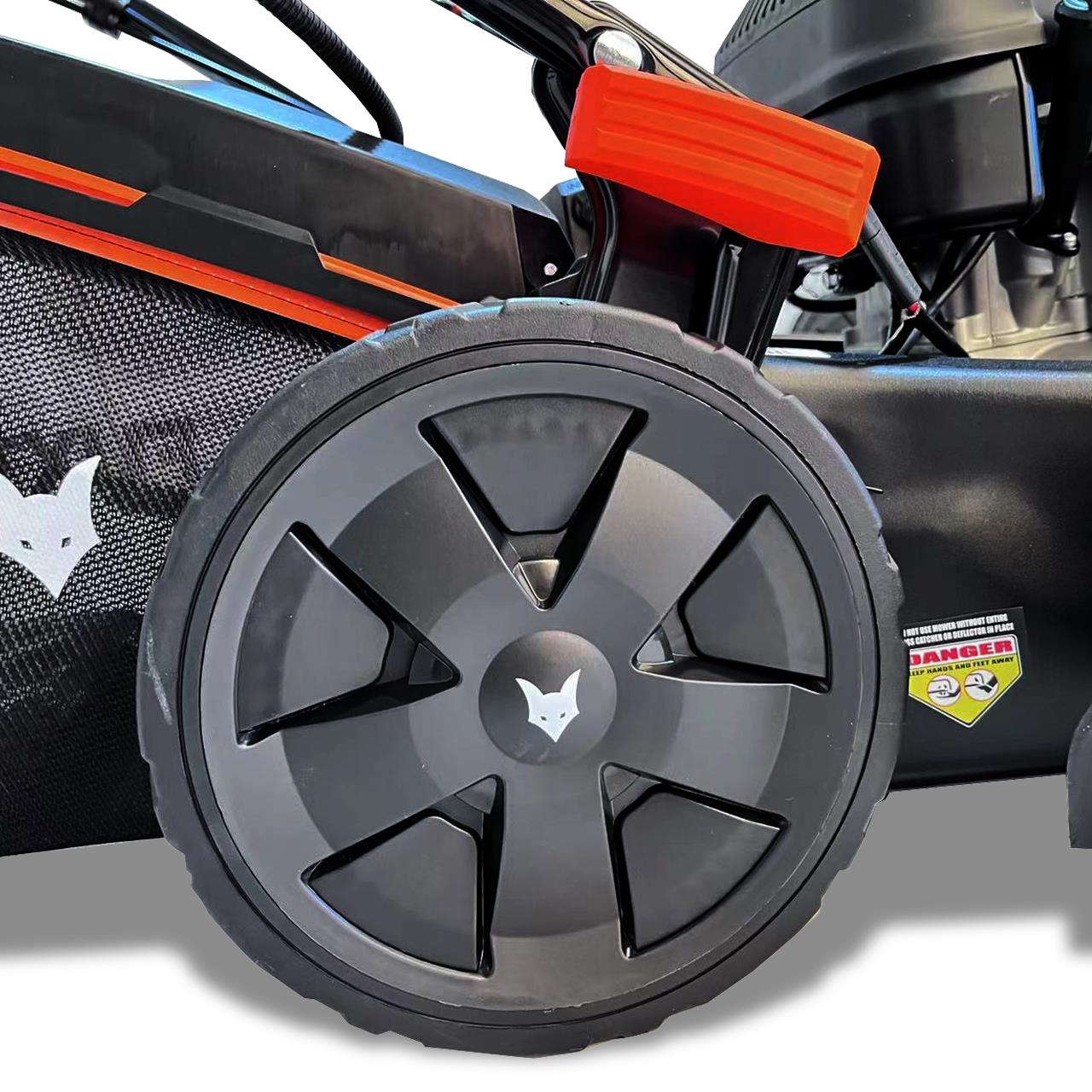 Tagliaerba a scoppio semovente RM5170Pro motore 4 tempi a benzina 170cc con autrazione flessibile 51 cm di taglio